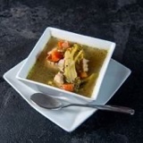 Pesto Chicken Soup
